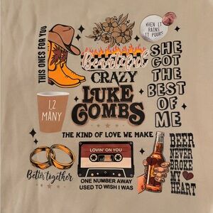Luke Combs music sweatshirt Country music